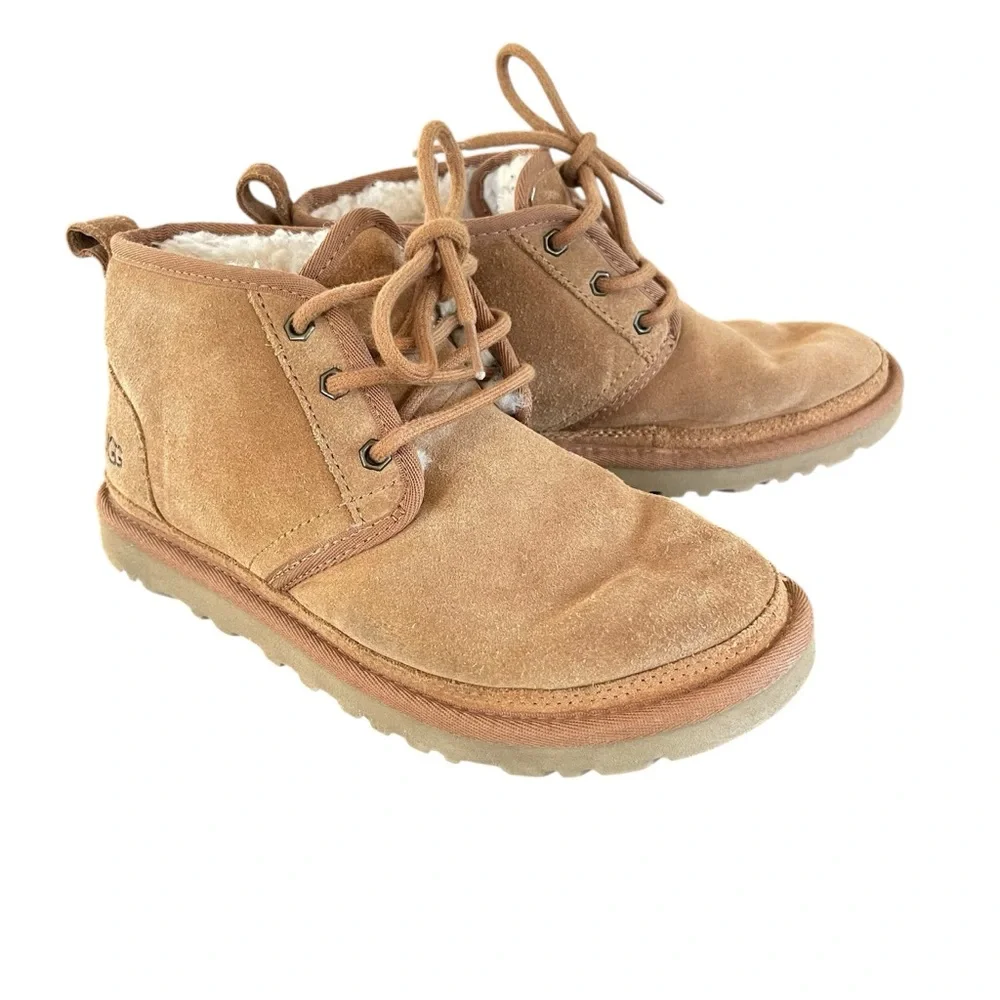 UGG Neumel Tan Chukka Suede Boots.  Size 7